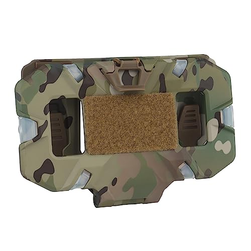 CMAIR4U Tactical Vest Phone Holder,Molle Mount,Universal Chest Phone Board Carrier Foldable Navigation Board,for Outdoor Paintball Airsoft Hunting Game (CP)