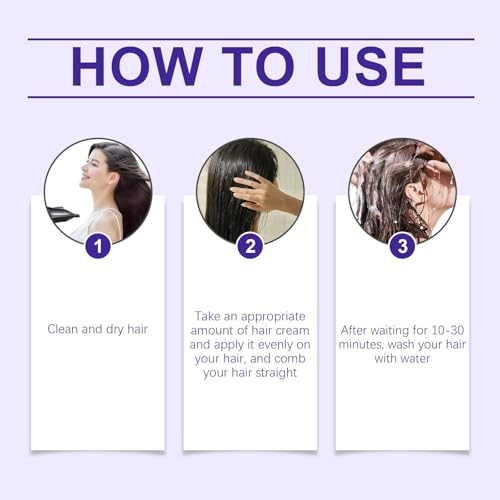 Liss Alisado, Liss Hair Straightening Cream 8.82 OZ, Protein Hair Cream, Professional Smoothing Treatment for Silky, Frizz-Free Hair