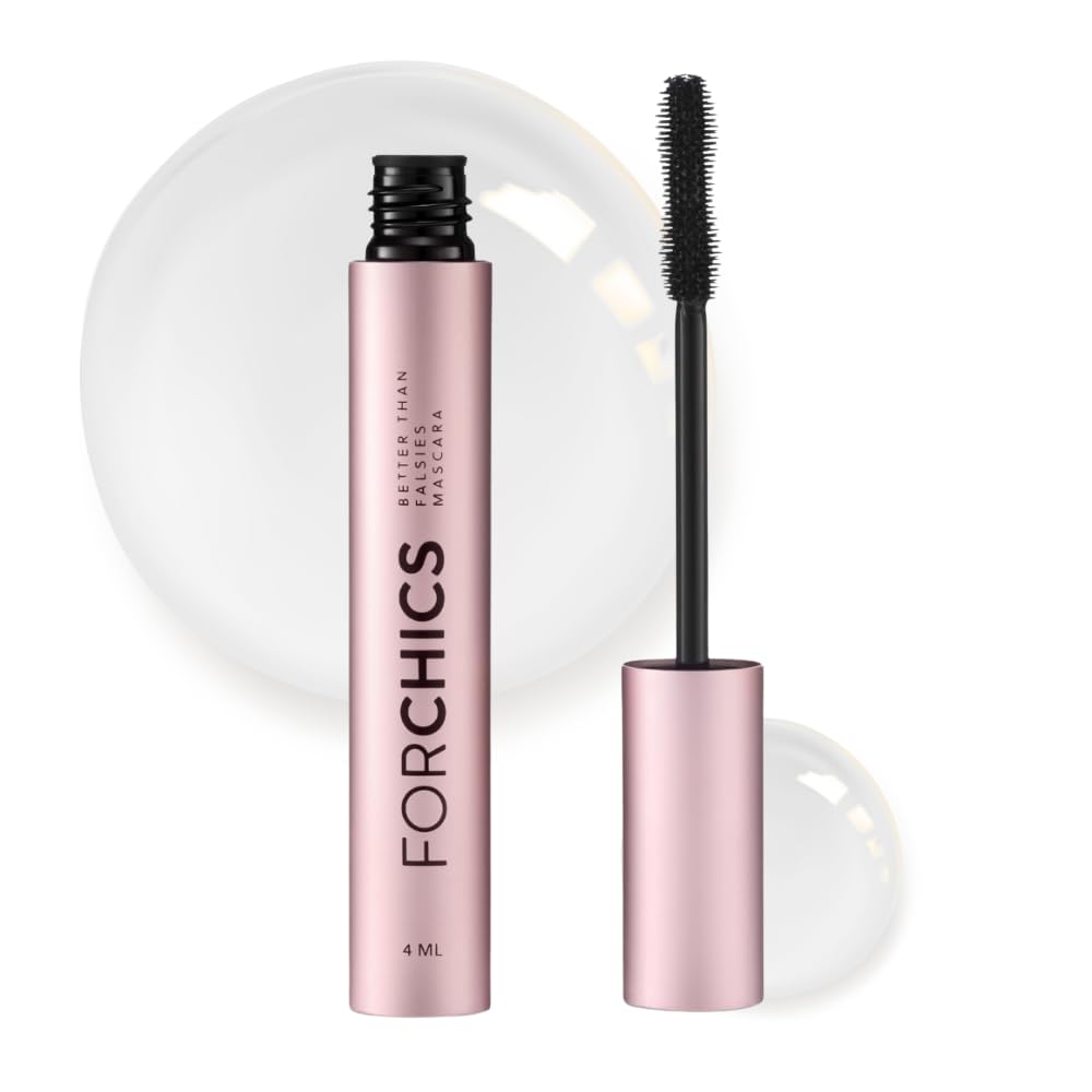 Nourishing Mascara | Growth & Strengthening Formula for Thicker, Healthier Lashes - Volumizing Black Treatment
