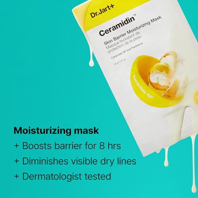 Dr.Jart+ Ceramidin Skin Barrier Moisturizing Korean Face Mask | Sheet Mask | Korean Skin Care