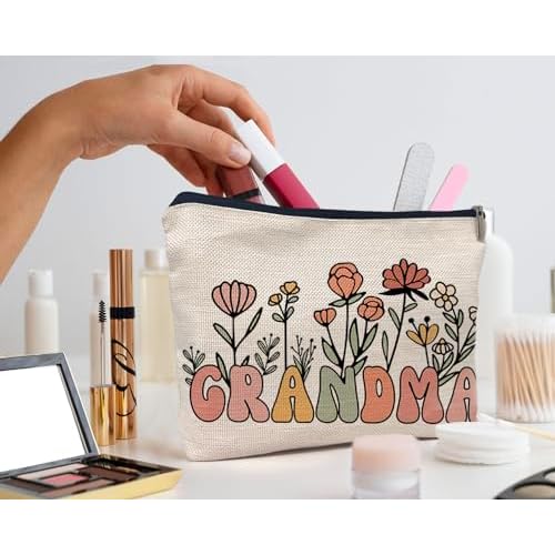 IWXYI Grandma Makeup Bags,Grandma Makeup Bags With Zipper Pouch Travel Toiletry Gifts For Women