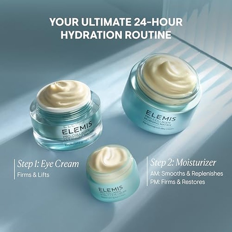 ELEMIS Pro-Collagen Vitality Eye Cream 15ml, Restorative Eye Cream To Firm, Replenish & Smooth Skin