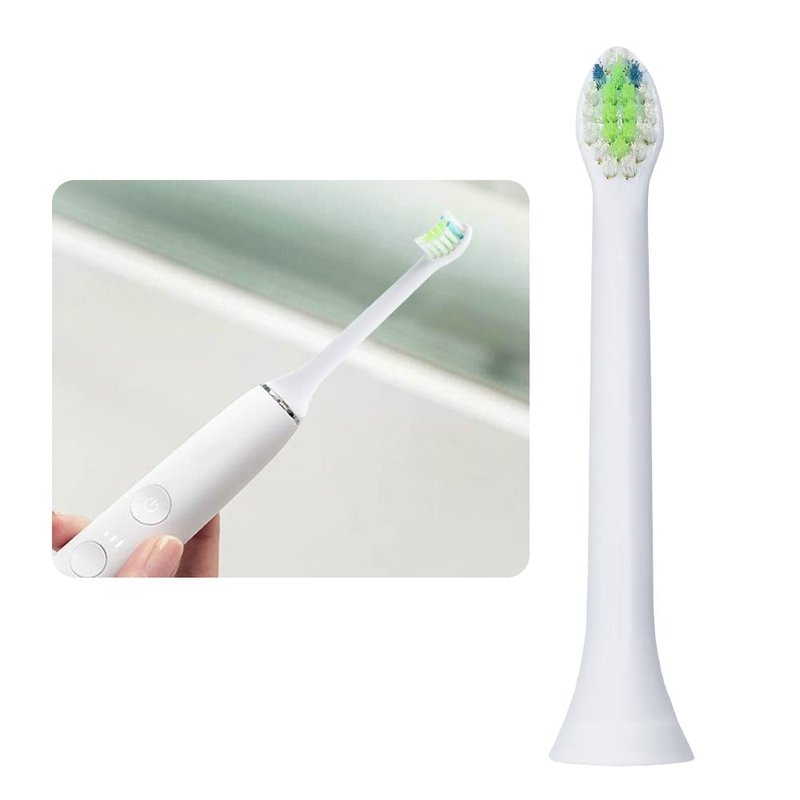 Replacement Compact Brush Heads, Compatible with Philips Sonicare Diamond Clean Toothbrush - 4 Pack