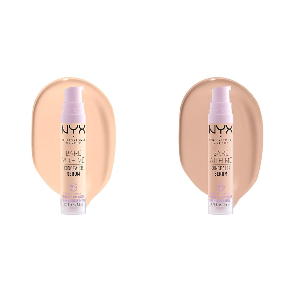 NYX Concealer Serum Bundle - Lightweight Hydrating Formula | Fair & Light Shades