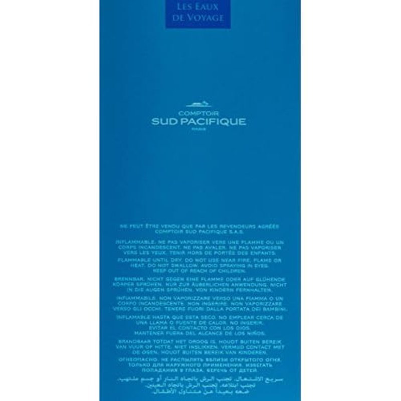 Comptoir Sud Pacifique Eau de Toilette Spray, Aqua Motu, 3.3 Fl Oz
