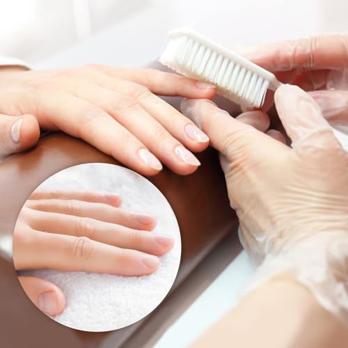 10 Pcs Handle Grip Nail Brush, NICEMOVIC Hand Fingernail Cleaner Brush Manicure Tools Scrub Cleaning Brushes Kit, Use for Toe and Nail Cleaning (Bright Colors)
