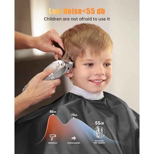 Romanda Clippers and Trimmers Set, Hair Clippers for Men Cordless,Mens Clippers and Grooming Set,Barber Clippers Set