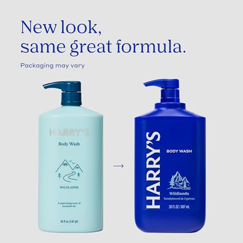 Harry's Men's Body Wash - Wildlands - 30 fl oz - Shower Gel for Men - No Parabens, Sulfates, or Dyes