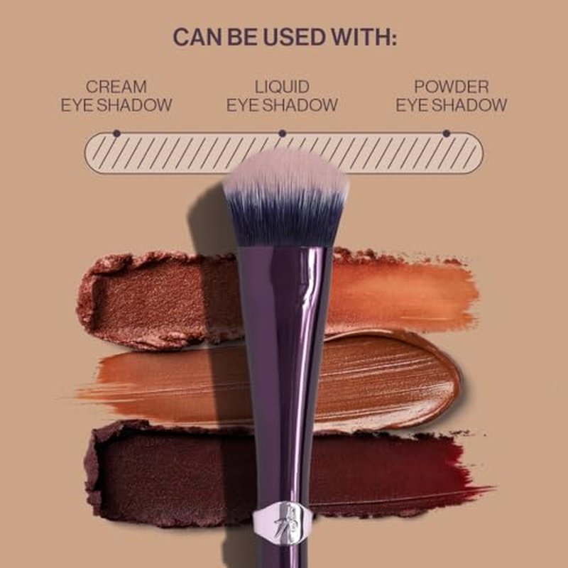 Anisa Beauty Eye Fan All-Over Brush ? Soft, Fan-Shaped Brush for Seamless Eyeshadow Blending and All-Over Application ? Ideal for Powder and Cream Shadows