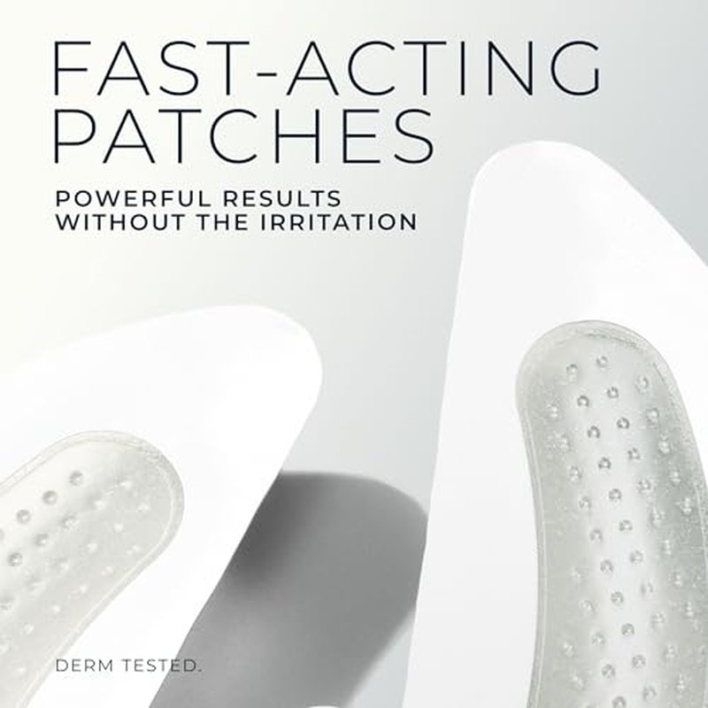 RoC Retinol Correxion Deep Wrinkle Non-Invasive Targeted Patches with Hyaluronic Acid + Firming Peptides for Forehead, 11 Lines, Crow¡¯s Feet and Laugh Lines, (6 Patches) with Retinol Eye Packette