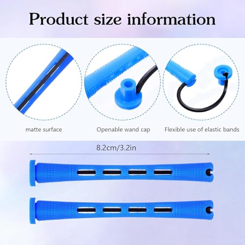 20 Pcs Small Perm Rods Perm Rollers For Short Hair Curling Rods Long Perm Rods For Long Hair Perm Rods For Short Small Plastic Hair Perming Rods And Rollers Curling Perm Rod Medium For Long Hairs