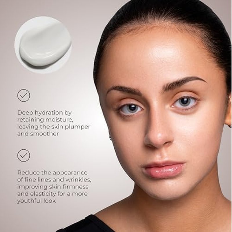 Anti-Aging and Firming Face Cream with Collagen and Hyaluronic Acid(50g/1.8oz)