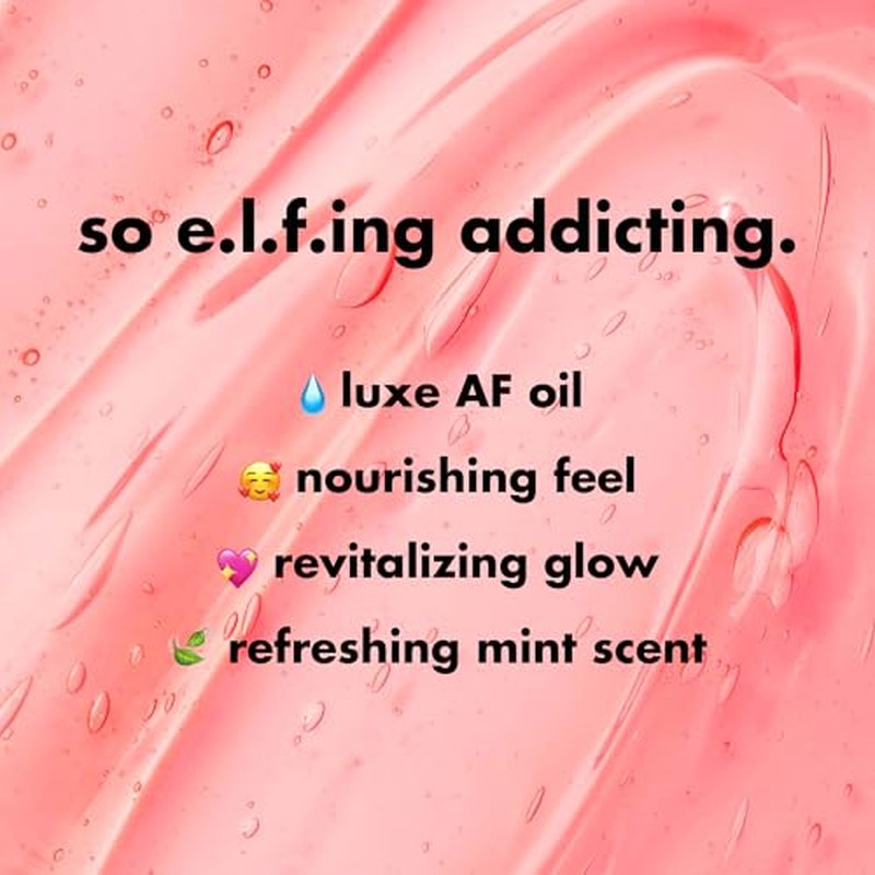 e.l.f. Glow Reviver Quad Goals Lip Oil Kit, Lip Gloss For A High-Gloss Finish & Sheer Wash Of Color, Non-Sticky, Vegan & Cruelty-Free, 4 Glosses