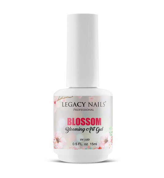 Legacy Nails Professional BLOSSOM ART GEL 0.5oz. - Clear Blooming Gel for Stunning Nail Art Effects, Marble, Tie-Dye & Floral Designs – Easy Application, Long-Lasting, UV/LED Curable