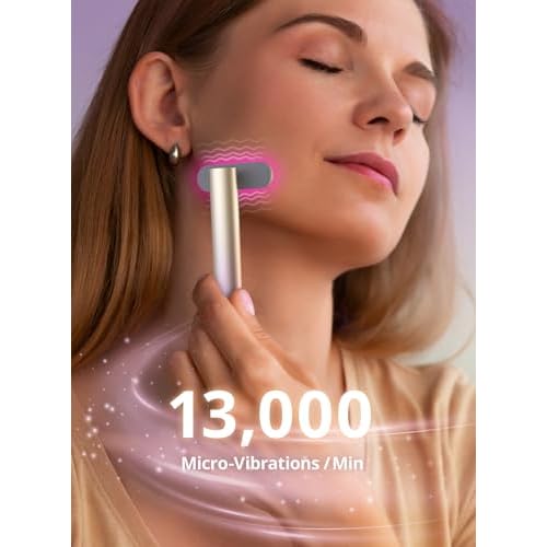 Red-Light-Therapy-for-Face,9 in 1 LED Light Therapy Eye Equipment for Skin Care, Red Light Therapy Face Massager Eye Beauty Skincare Rejuvenation Tool Microcurrent Facial Device Gift for Women at Home