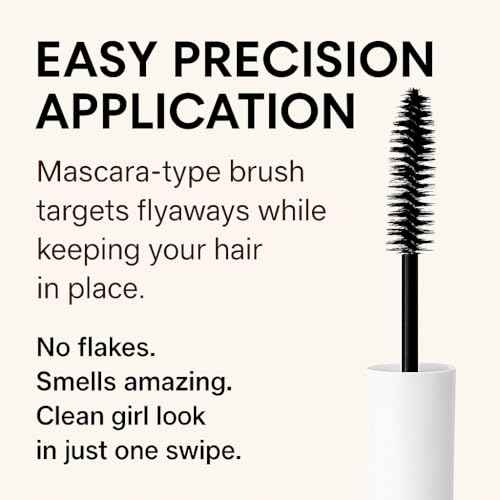 plus?eau Point?Repair Hair?Mascara SuperHard | Flyaway Tamer & Edge Control Stick for Bangs & Cowlicks | Long?Lasting Hold, Quick?Dry & Non?Greasy | Fruity Scent | Made in Japan