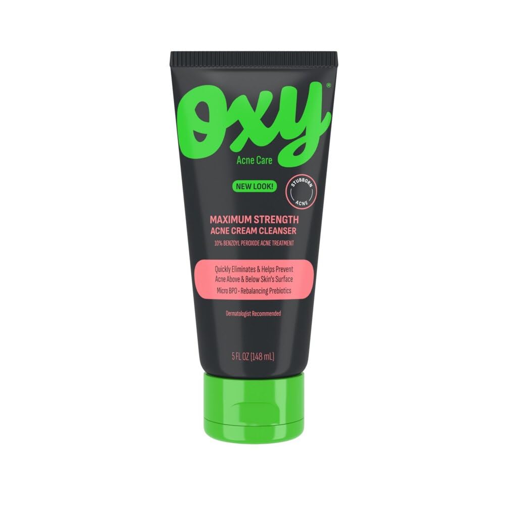 Oxy Acne Cleanser Maximum Strength, 5.0 Fl Oz (Pack of 3)