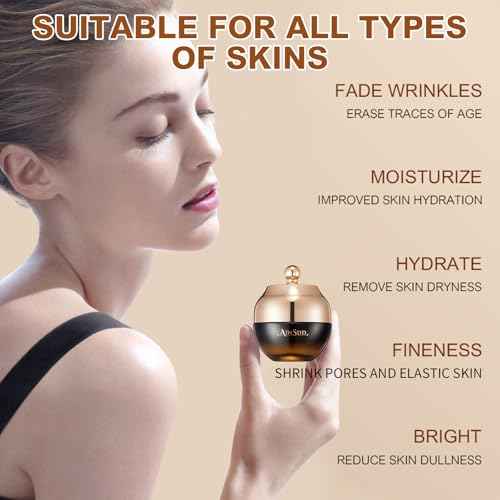 Ginseng Anti-Aging Skincare 12-Piece Set With Facial Cleanser, Face Serum, Face Cream, Eye Cream, Toner Skin Care Kit For Women