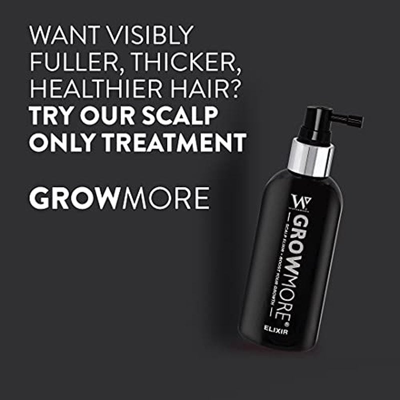 Watermans Grow More Hair Growth Serum | Supports Thicker, Stronger Hair with Biotin, Rosemary & DHT Blockers | Lightweight, Fast-Absorbing & Vegan | Helps Improve Scalp Density ? 3.4 fl oz
