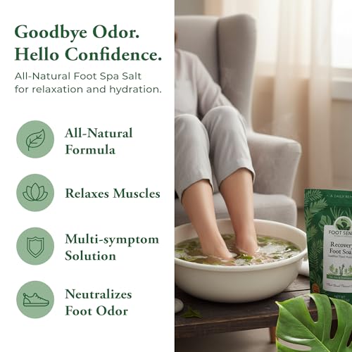 Tea Tree Oil Detox Foot Soak - for Athlete¡¯s Foot, Toenails, Smelly Feet - All Natural Formula - Intensive Foot Repair - 16 oz