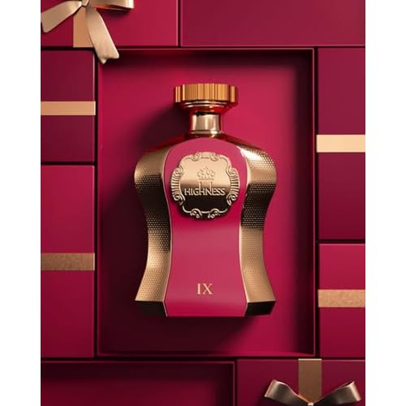 Afnan Highness Maroon Luxury Unisex Eau De Parfum, 3.4 Fl. Oz