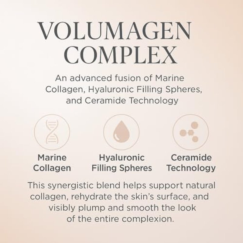 Consult Beaute Volumagen - Collagen Anti-Aging Serum for the Face - Hyaluronic Acid - Skin Nourishing & Plumping - Hydrates and Temporarily Fills for Smoother, Bouncy Skin - 2 Oz. Duo (2 Piece Set)