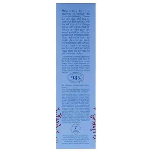 LErbolario Resting Cream for Feet and Legs, 4.2 oz - Body Cream - With Ivy and Ginkgo Biloba - Nourishing and Moisturizing - Cruelty-Free