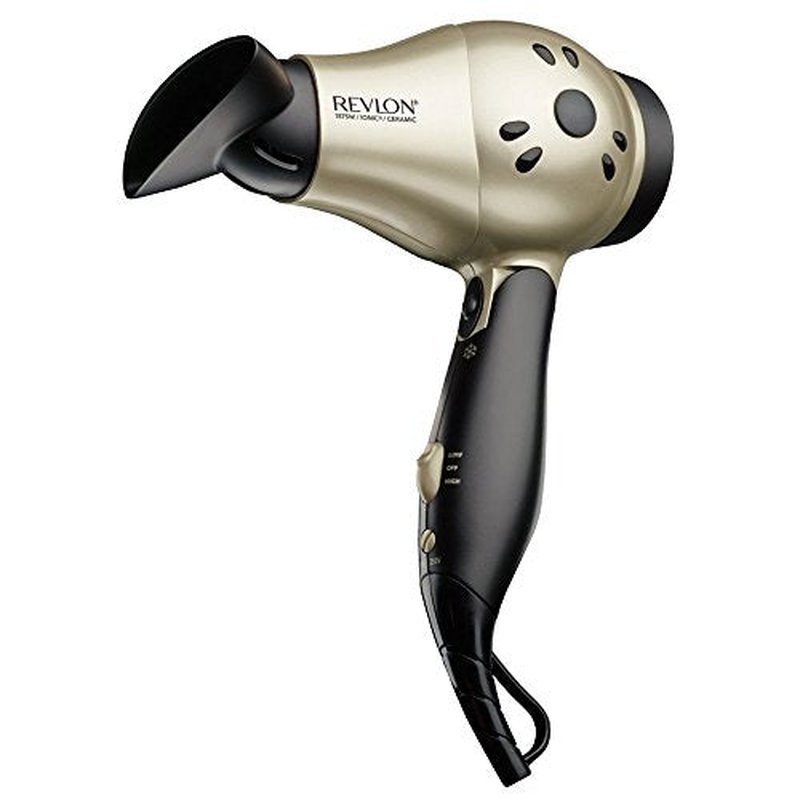 REVLON 1875W Compact Folding Handle Hair Dryer | Great for Travel
