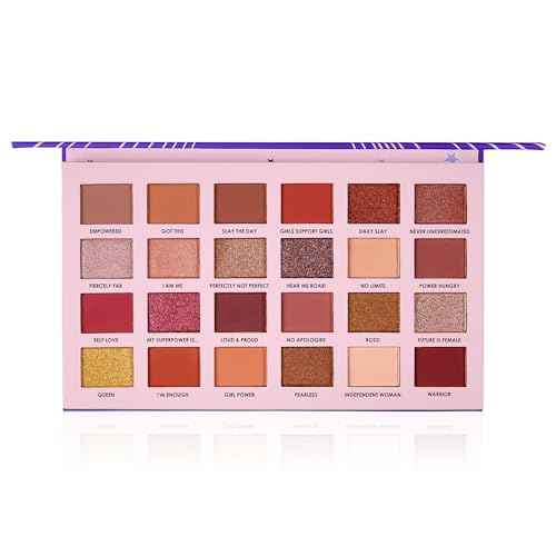 Ciat? London I Am Woman Eyeshadow Palette, 24 Creamy and Highly-Pigmented Shades