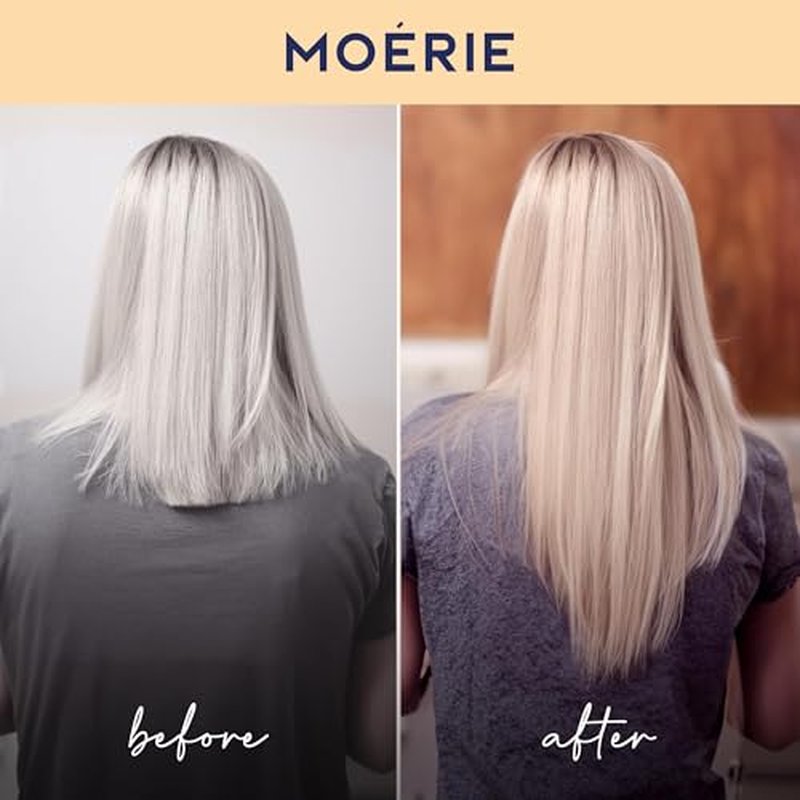 Moerie Mineral Shampoo and Conditioner Plus Hair Growth Spray Set ? Ultimate Hair Care Pack ? For Longer, Thicker, Fuller Hair - Volumizing Hair Care Products ? Paraben & Silicone Free - Double Set