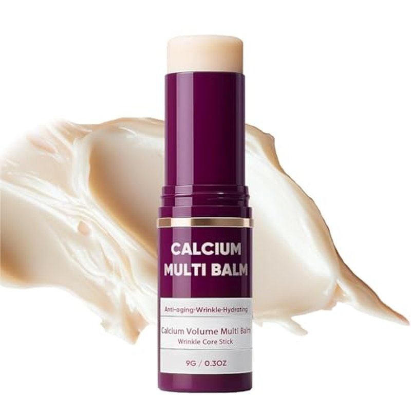 Dr. Cemenrete Vitaliq Calcium Multi Balm, Lovera Calcium Volume Multi Balm, Wrinkle Core Stick, Korean Collagen Moisturing Stick, Anti-aging, Hydrating, Firming Skin, Suitable for Eyes, Neck, Face