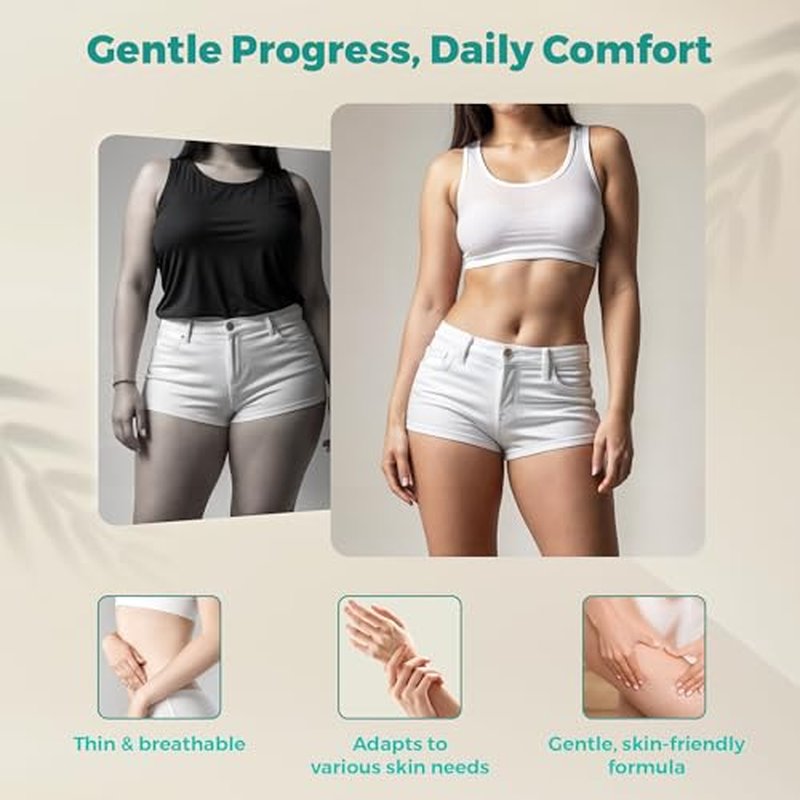 GLP-1 Nano Patch, Firming Skin and Body Shaping Care Patch, Body Care Pat-ch Gentle Soothing Massage with Ginger Extract for Women Girls Natural Ingredients, Mild - 4 Patches