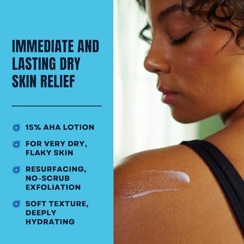 AmLactin Intensive Healing Body Lotion - Therapeutic Lotion for Extremely Dry Skin - No-Scrub Exfoliator and Moisturizer with 15% Lactic Acid AHA and Ceramides, 14.1 oz (Packaging May Vary)?