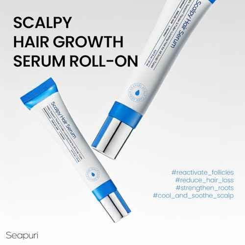 Scalpy Hair Growth Serum for Men & Women for Hair Loss & Thinning | Scalp Treatment with Salicylic Acid, Menthol, Dexpanthenol | Non-Greasy, Lightweight | Exfoliates Dandruff & Soothes Itch