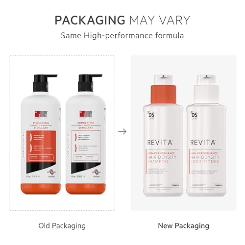 DS Labs Revita Shampoo & Conditioner Kit, 925mL ? Scalp First System for Fuller Looking, Volumized Hair, Lightweight Hydration, Sulfate & Silicone Free, Color Safe, For Men & Women