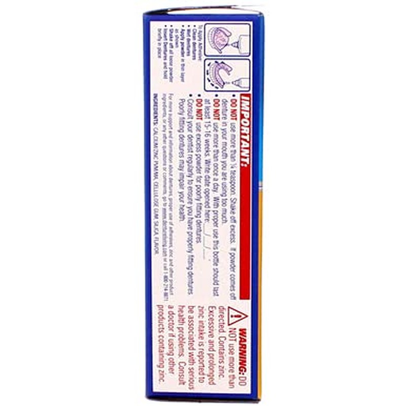 Fixodent Denture Adhesive Powder - Extra Hold Formula | 2.70 oz (Pack of 3)