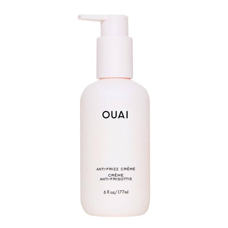 OUAI Anti Frizz Cream - Moisturizing Hair Cream with Frizz Control & Heat Protection - Provides Lasting Hydration with Jackfruit & Beetroot Extract - Paraben, Phthalate & Sulfate Free (6 oz)