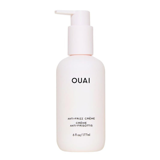 OUAI Anti Frizz Cream - Moisturizing Hair Cream with Frizz Control & Heat Protection - Provides Lasting Hydration with Jackfruit & Beetroot Extract - Paraben, Phthalate & Sulfate Free (6 oz)