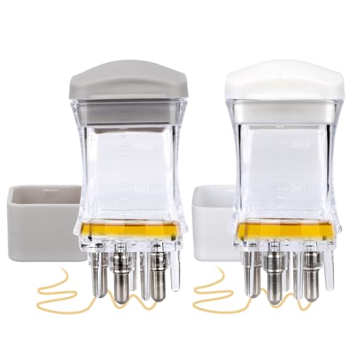 2pcs Hair Applicator Tool, Fast Apply Applicator Bottle Easy to Clean Root Comb for Hairs Oil Scalp Oil Serum Massager for Hairs Growth