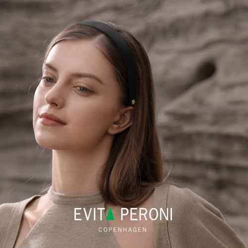 EVITA PERONI Mulberry Silk Wide Headband for Women Hair Band Christmas Birthday Gifts for Women