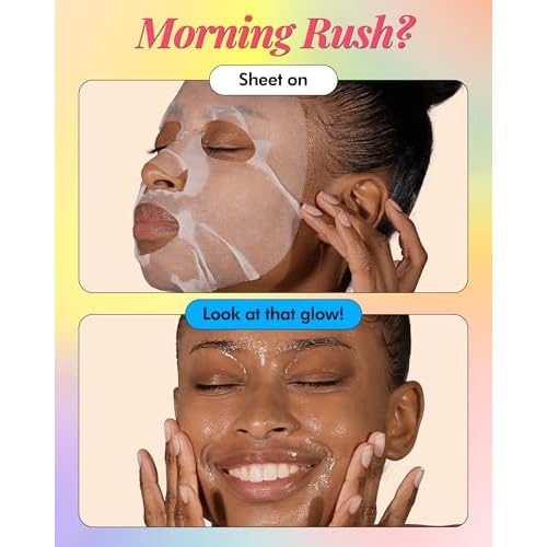 DERMAL 78 Combo Pack Collagen Essence Korean Face Mask - Hydrating & Soothing Facial Mask with Panthenol - Hypoallergenic Self Care Sheet Mask for All Skin Types - Natural Home Spa Treatment Masks