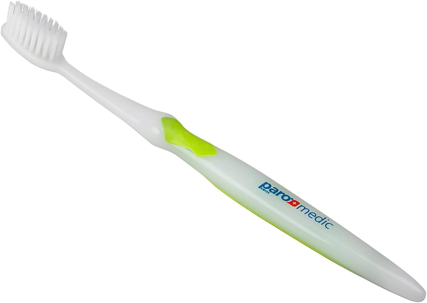 Paro Medic Soft Toothbrush, Conical and Soft Filament with Silky-Fine, Ultra Flexible End, Soft Konex The Gently Way to Clean The Gum (3 Pack Multi-Color)