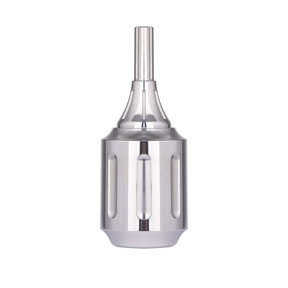 CNC 316L Stainless Steel Tattoo Cartridge Grips - Heavy Adjustable 32mm for Rotary & Coil Machines