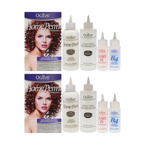 Ogilvie Salon Styles Home Perm The Original - For Color Treated, Thin, or Delicate Hair - 2 pc