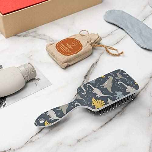Dinosaur Cute Boys Anti-Static Toddler Comb Hair Brush with Air Cushion Detangler for Adults & Kids