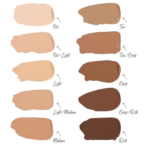 T.C.E This Covers Everything Super Coverage Serum Makeup with Peptides (Light/Medium, One Size)