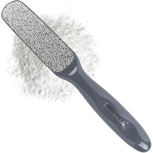 Probelle Double Sided Multidirectional Nickel Foot File Callus Remover - Immediately Reduces calluses and Corns to Powder for Instant Results, Safe Tool (Dark Grey)