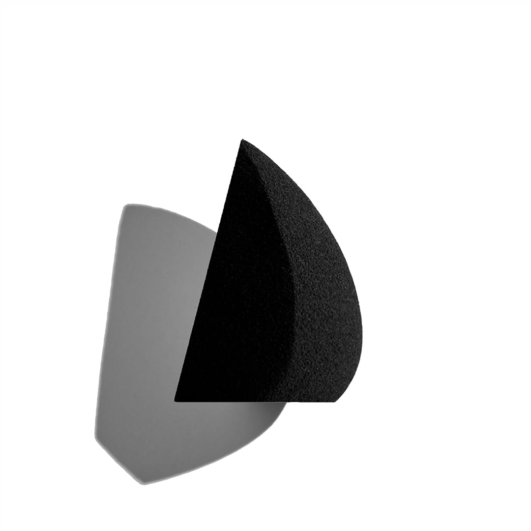 Sigma Beauty 3DHD Makeup Blender | Professional Makeup Sponge with Angled Edges | Prime, Conceal, Sculpt & Highlight | Vegan, Cruelty Free, Black