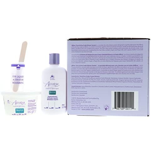 Avlon Affirm Dry and Itchy Scalp Sensitive Scalp Formula Relaxer, 12 Piece Set