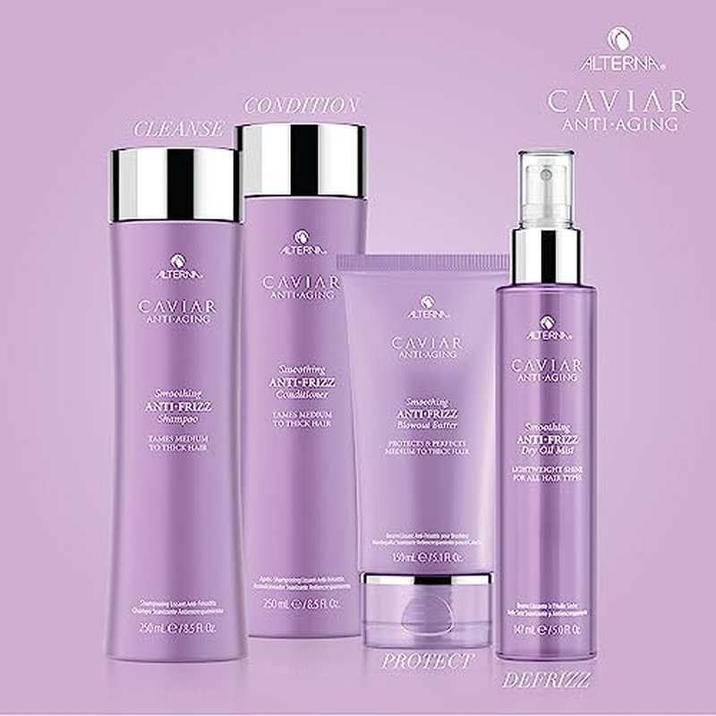 CAVIAR Anti-Aging Smoothing Anti-Frizz Shampoo| For Medium, Thick Hair | Smooths Hair, Tames Frizz | Sulfate Free